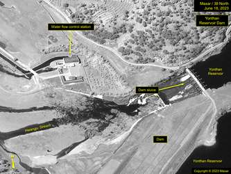 Hwangju-Kindung Waterway water flow control station