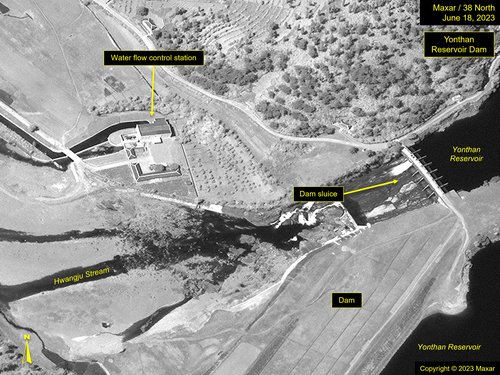 Hwangju-Kindung Waterway water flow control station