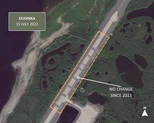 Figure 61. Dudinka repairs stalled