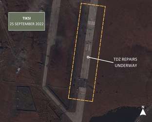 Figure 87. Tiksi repairs TDZ