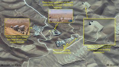 Kashkari Oil Field in September 2023