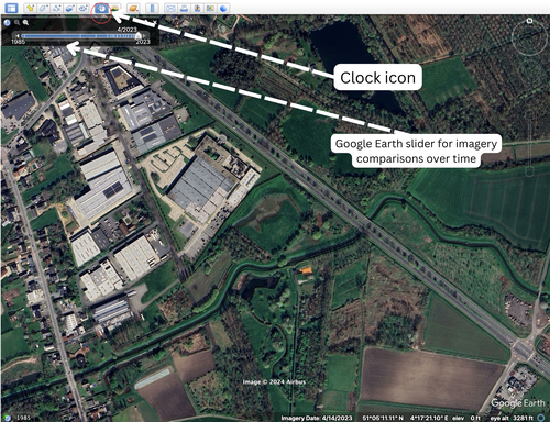 historical imagery slider
