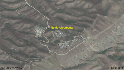 Kashkari Oil Field in April 2023