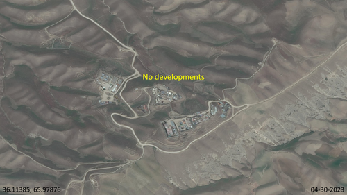 Kashkari Oil Field in April 2023