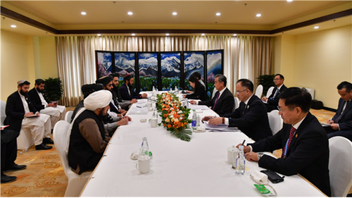 Taliban and PRC officials meeting on the sidelines of the 3rd China Xizang Trans-Himalaya Forum for International Cooperation.