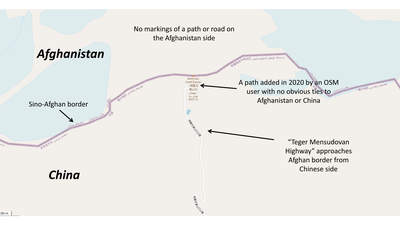 Teger-Mensudovan Road on Open Street Map